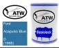 Preview: Ford, Acapulco Blue, D (1968): 500ml Lackdose, von ATW Autoteile West.